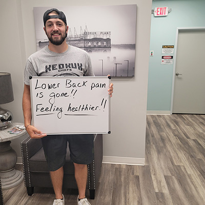 Chiropractic Keokuk IA Seth Testimonial